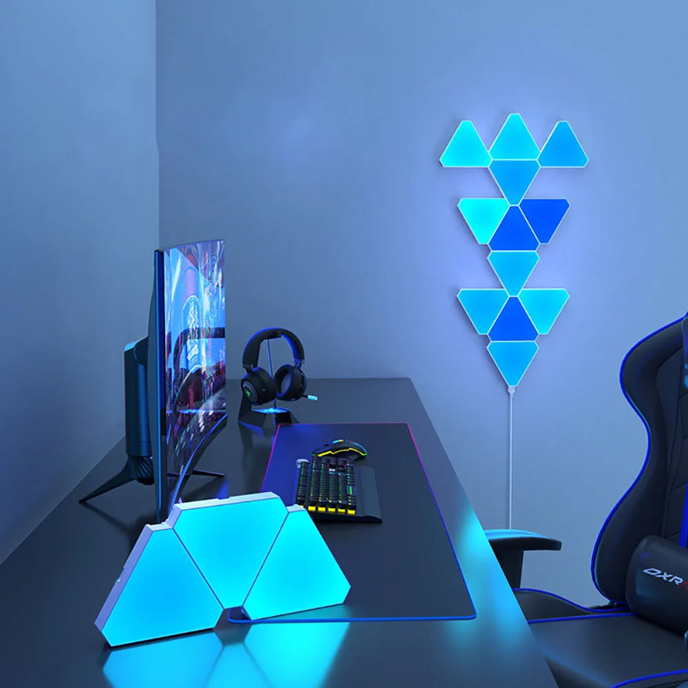 Lámpara Cuántica LED RGB de Pared