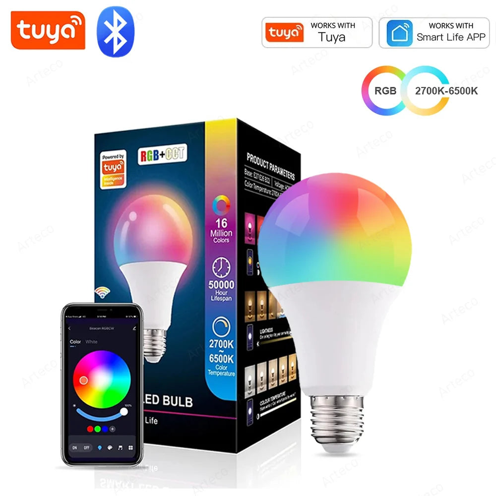 Bombilla LED Inteligente RGB Bluetooth