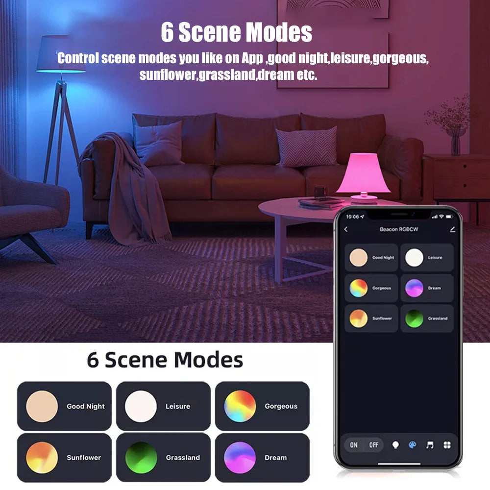 Bombilla LED Inteligente RGB Bluetooth