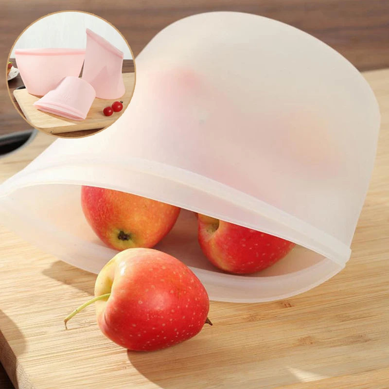 Bolsas Reutilizables de Silicona para Alimentos
