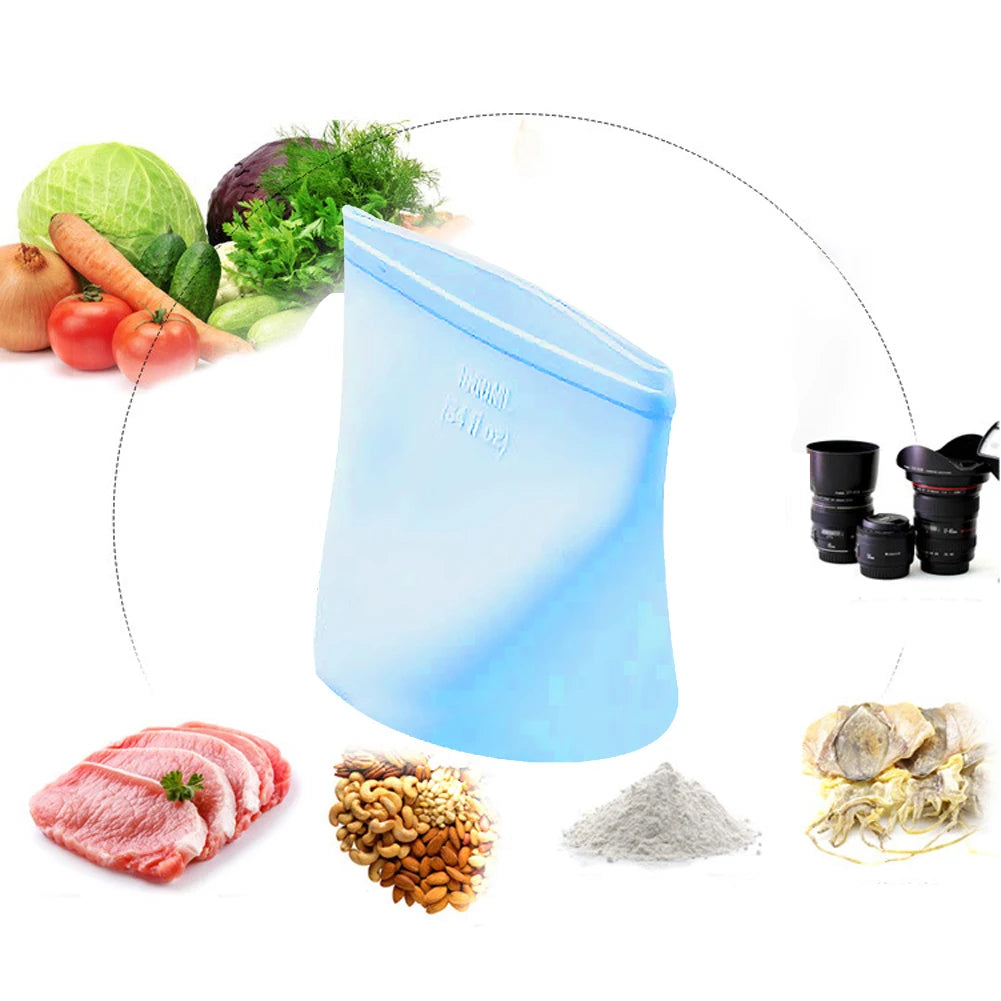 Bolsas Reutilizables de Silicona para Alimentos