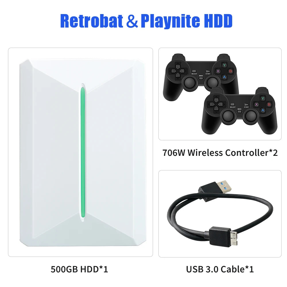 Consola Retro HDD 500GB con 38.000+ Juegos y Emuladores