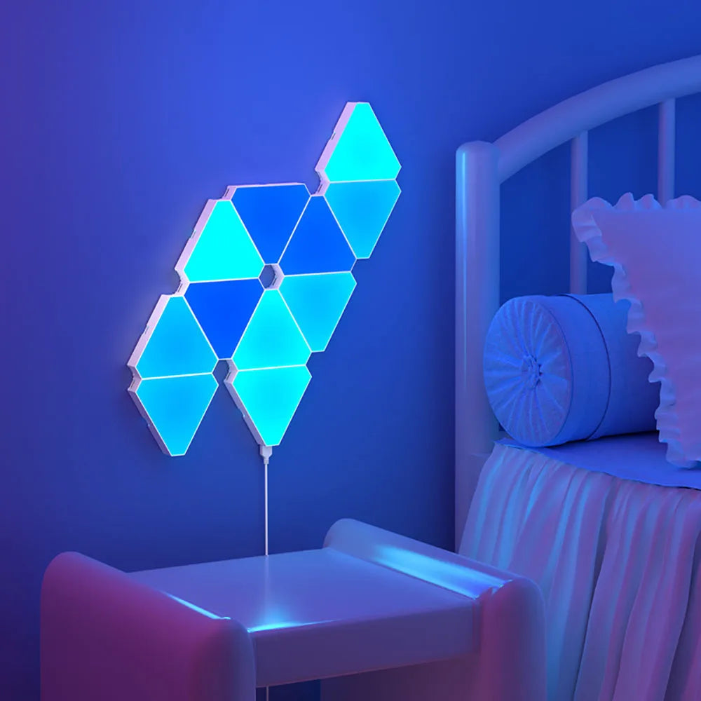 Lámpara Cuántica LED RGB de Pared