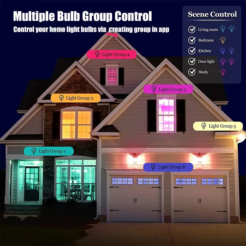 Bombilla LED Inteligente RGB Bluetooth