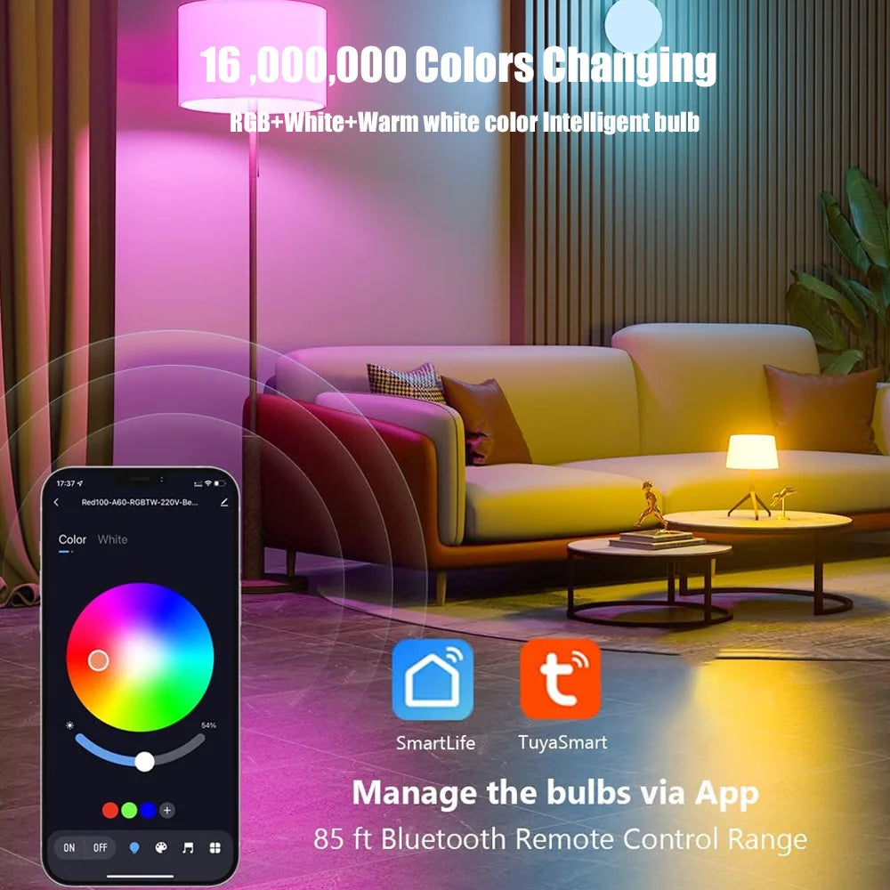 Bombilla LED Inteligente RGB Bluetooth